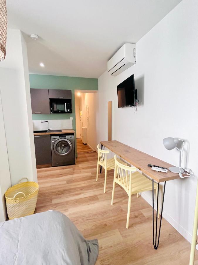 Le Quai 2 - Studio Neuf Calme Terrasse - Clim - Wifi - Gare A 200M Daire Agen Dış mekan fotoğraf